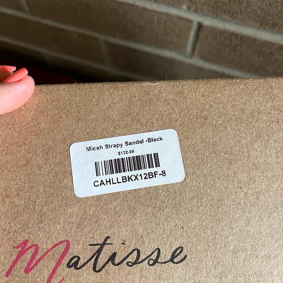 Matisse Black Sandals with Colorful Straps - Picture 4 of 4